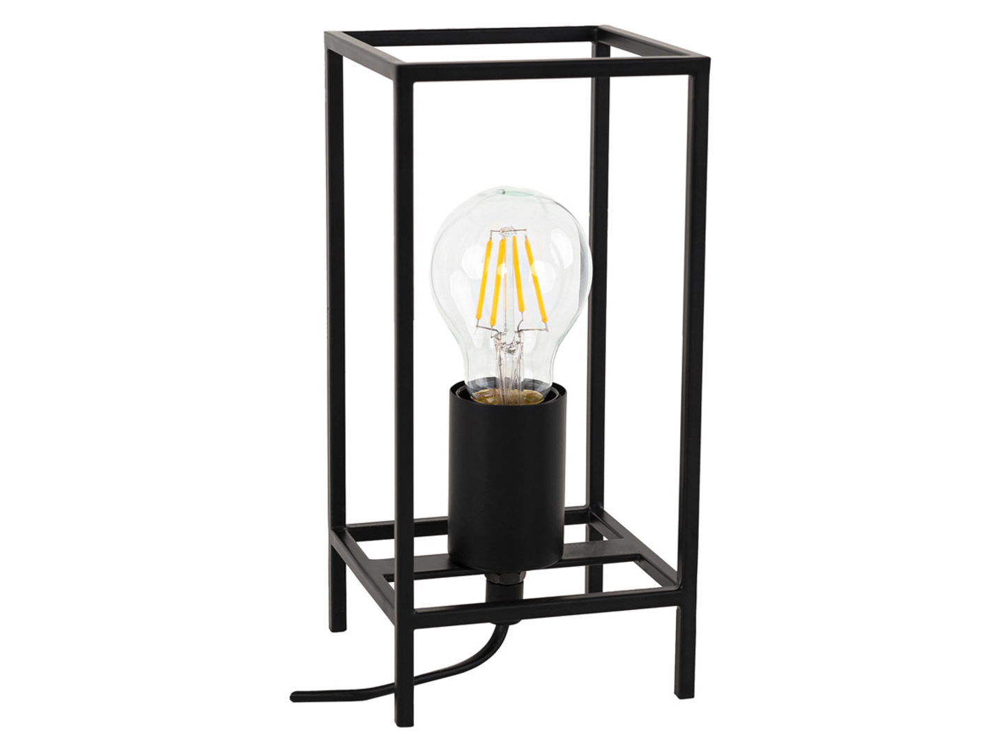 Lampa stołowa Melando stalowa czarna