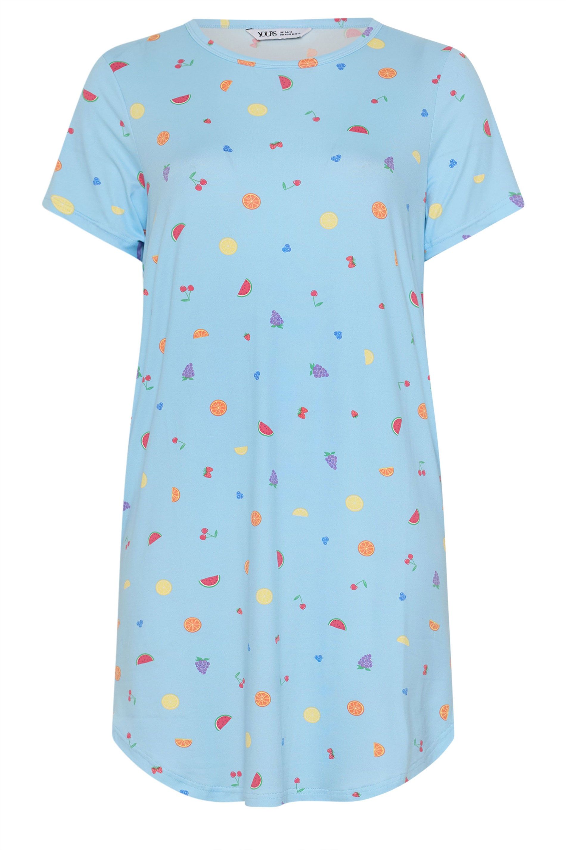 Yours Fruit Print Soft Touch Nightdress