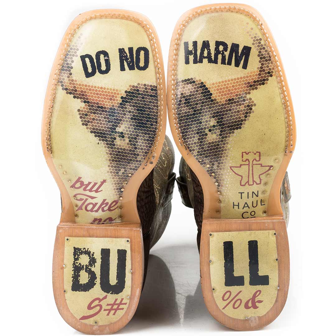 Мужские ковбойские сапоги Tin Haul Do No Harm Sole