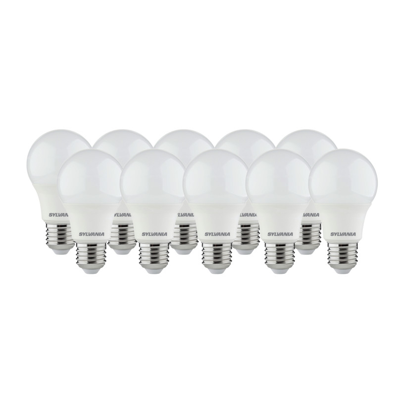 Ampoule boule E27 blanc chaud 806 lm 8 W 10 pièces SYLVANIA