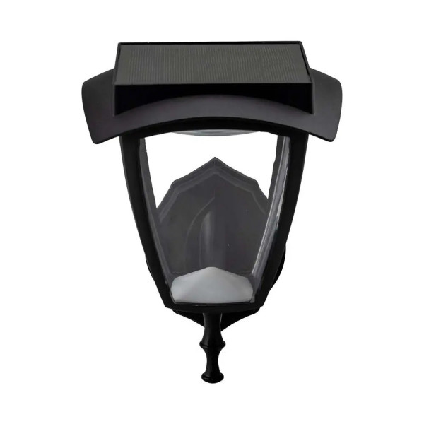 Kinkiet solarny VT-982czarny LED 1x2W 110lm IP44 V-TAC