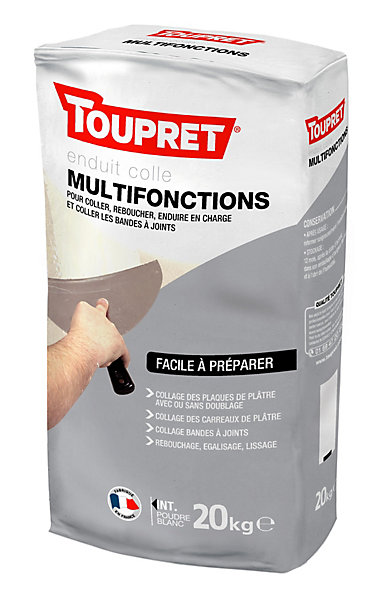 Enduit colle multifonctions Toutpret poudre 20kg