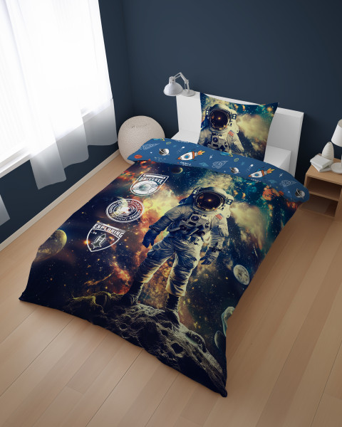 Pościel Astronauta Kosmos 140x200 Detexpol