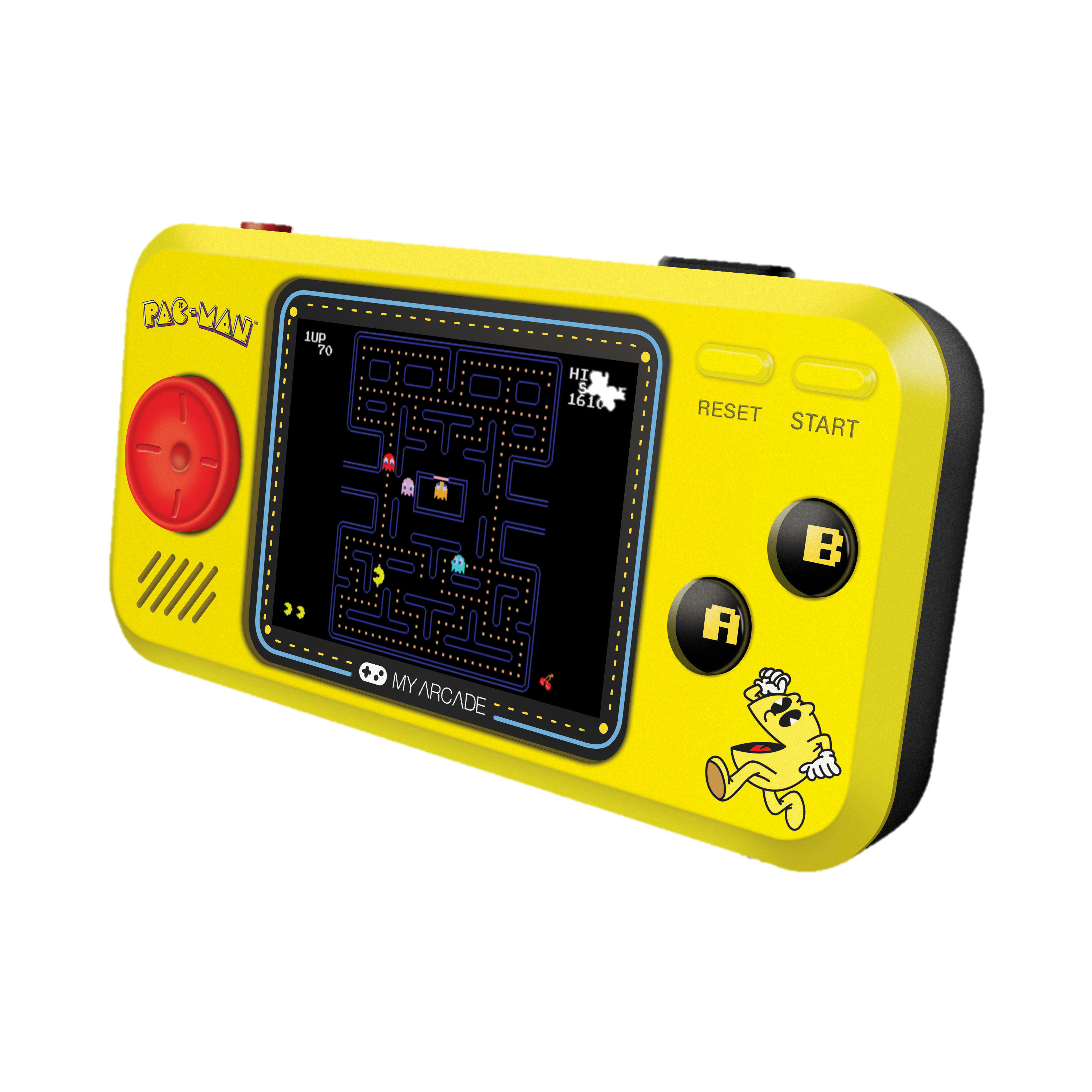 - Console de poche 3 jeux Pac Man