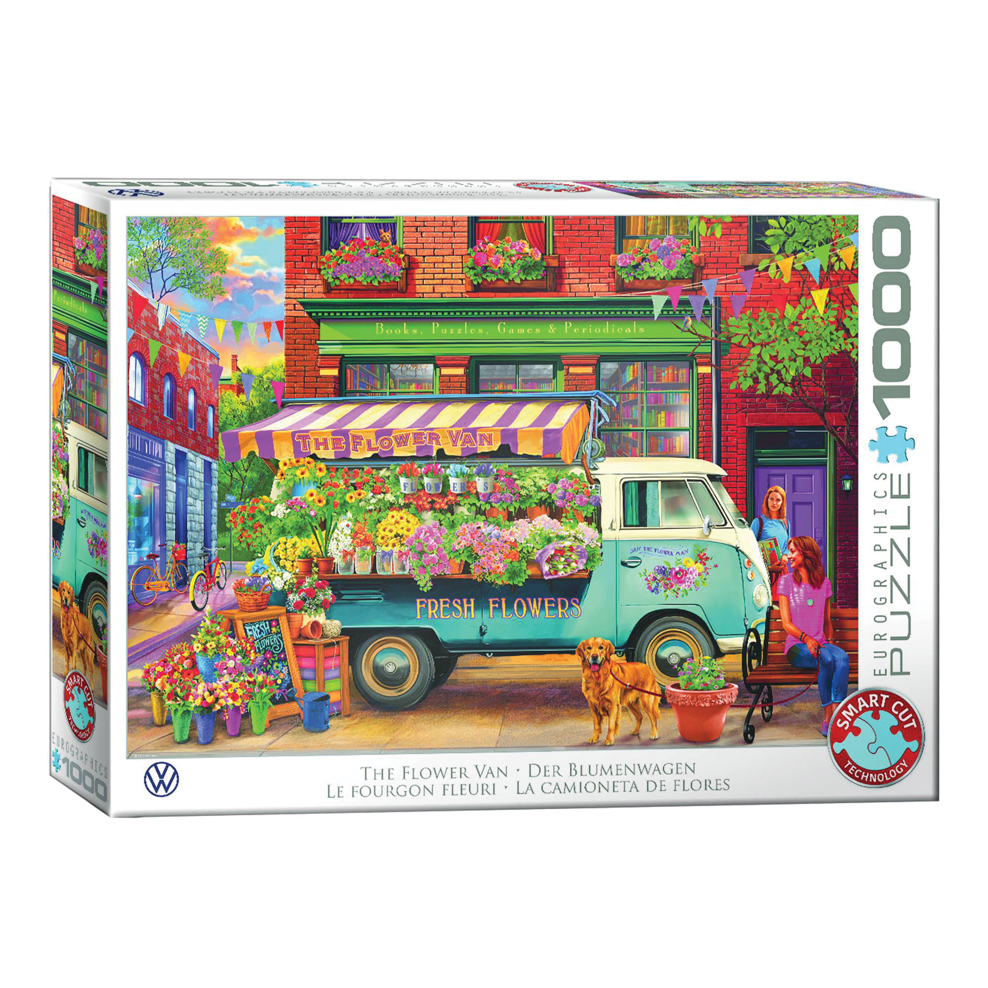 Eurographics The Flower Van Jigsaw Puzzle 1000 Pieces