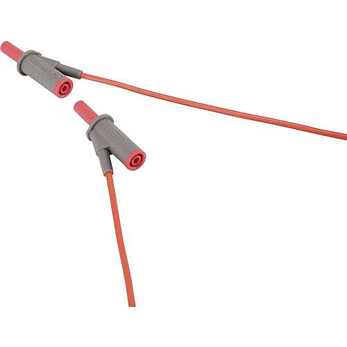 Cordon de mesure de sécurité 4 mm banane mâle - câble pour appareil de test, 10 A, accessoire de mesure d'électricien.