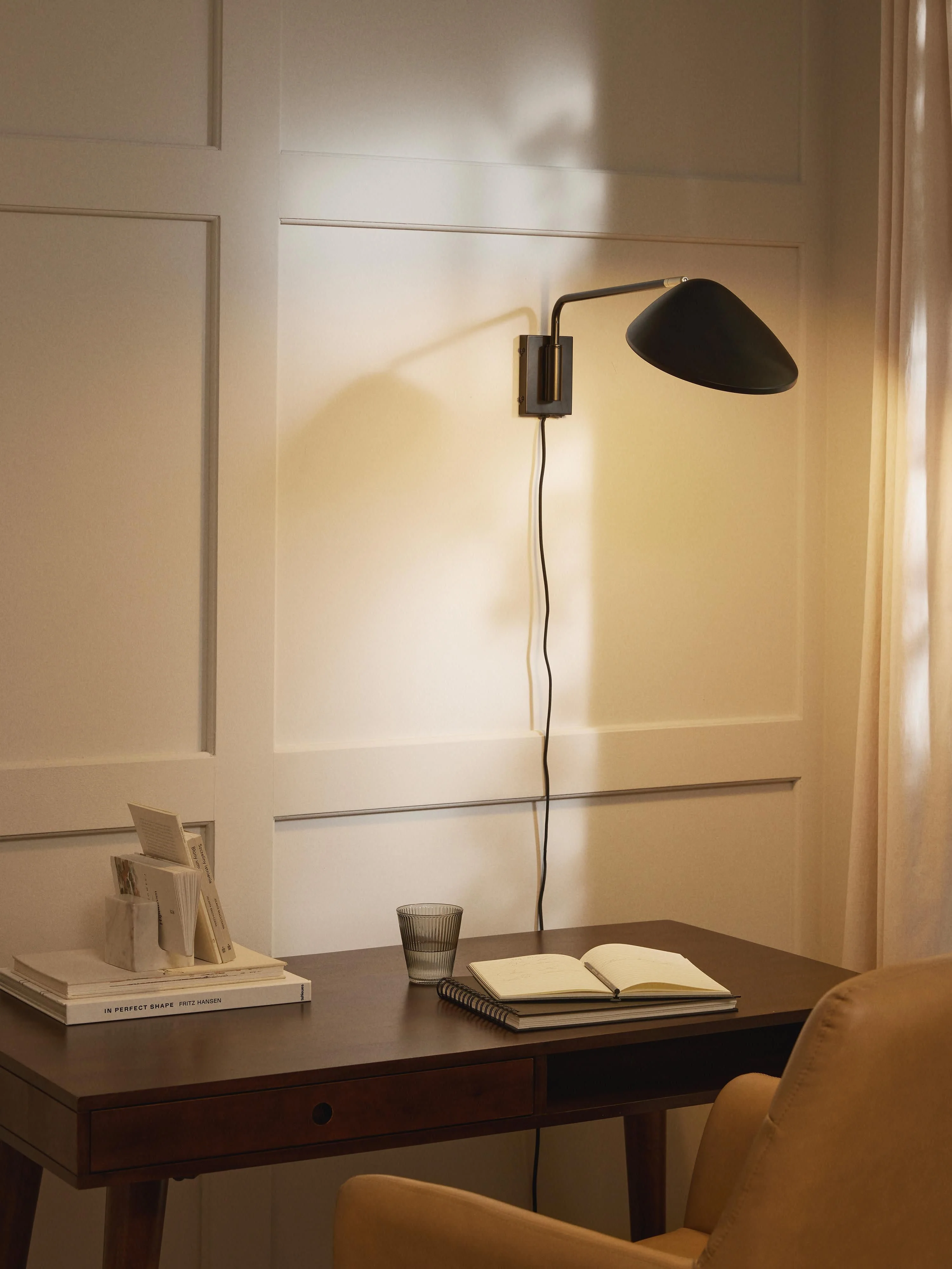 Wandleuchte Neron mit Stecker