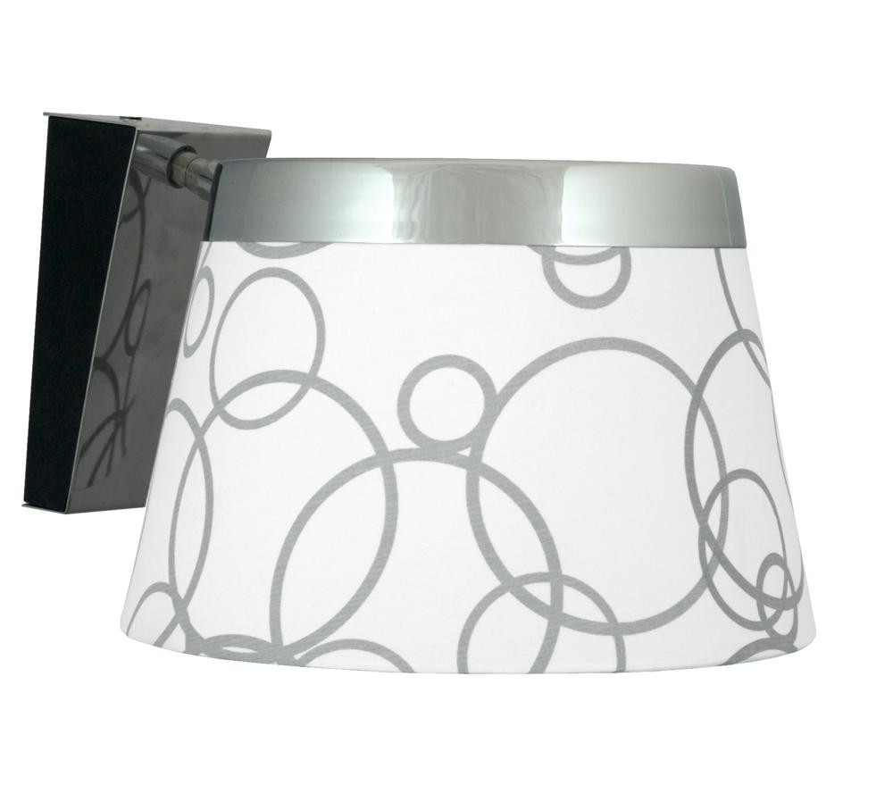 Lampa kinkiet IMPRESJA 1*60w e27 biały chrom