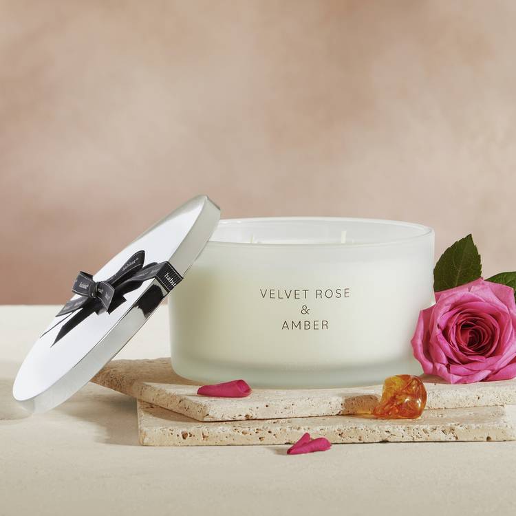 Habitat XL Candle with Lid - Velvet Rose & Amber