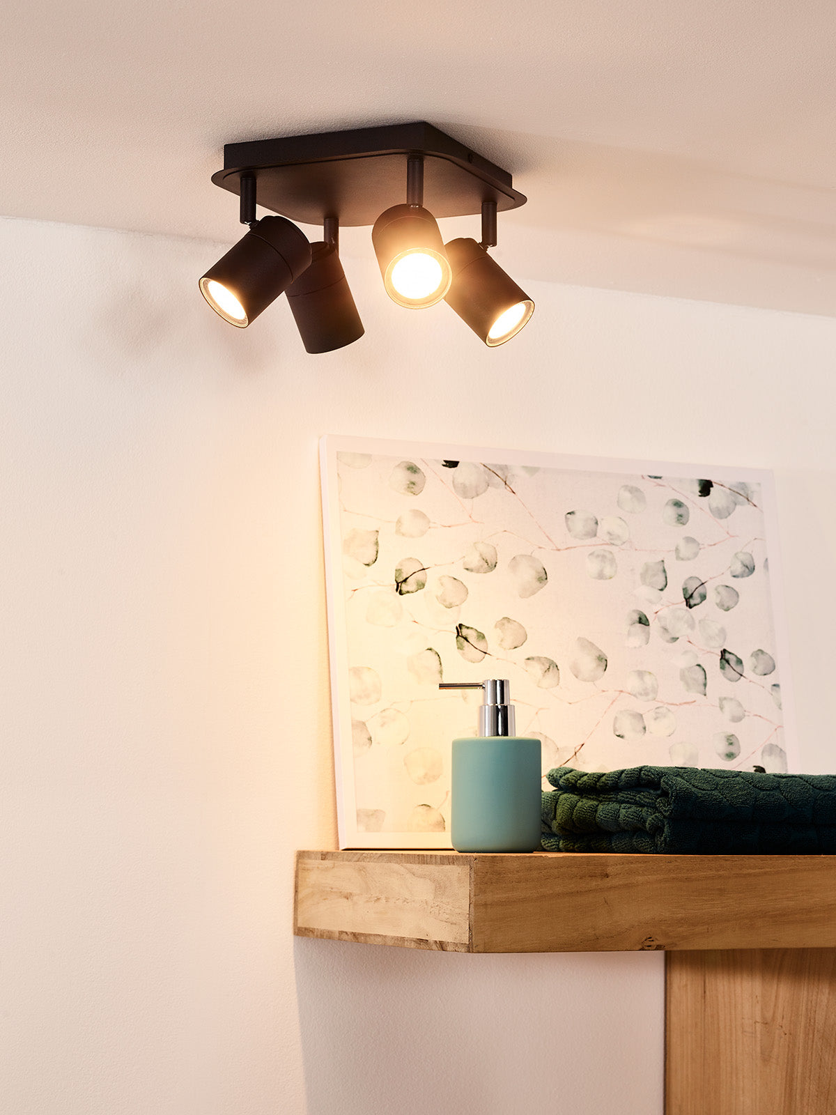 Lucide LENNERT - Plafondspot Badkamer - LED Dimb.