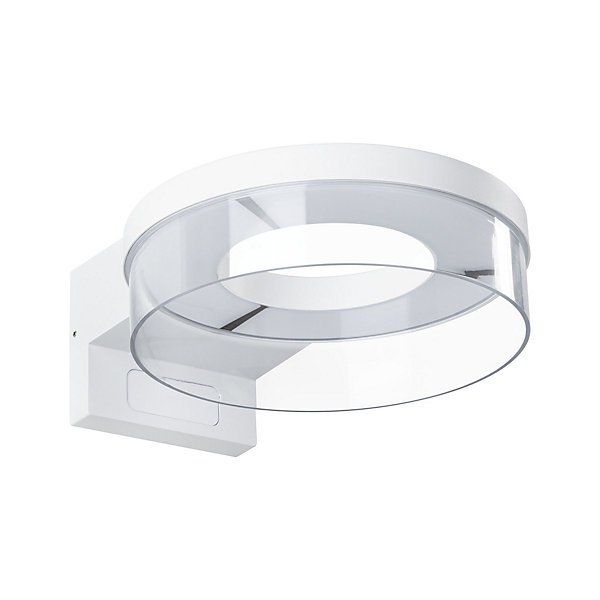 Applique d'extérieur LED Capera Détecteur de mouvement crépusculaire (IR) IP44 231mm 3000K 8W / 1,2W 700lm / 0lm 230V Blanc Alumin