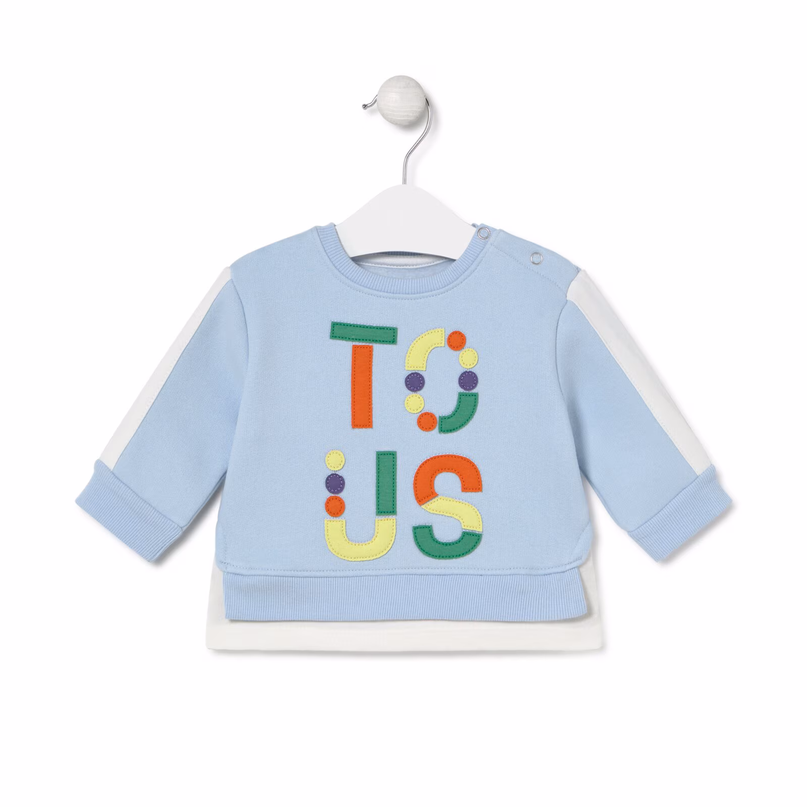 Sudadera logo TOUS Casual celeste