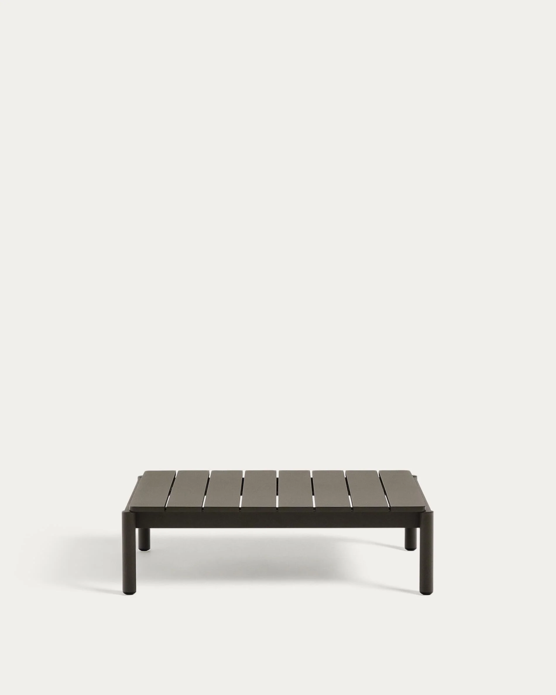 Sorells coffee table in green aluminum 89 x 91 cm