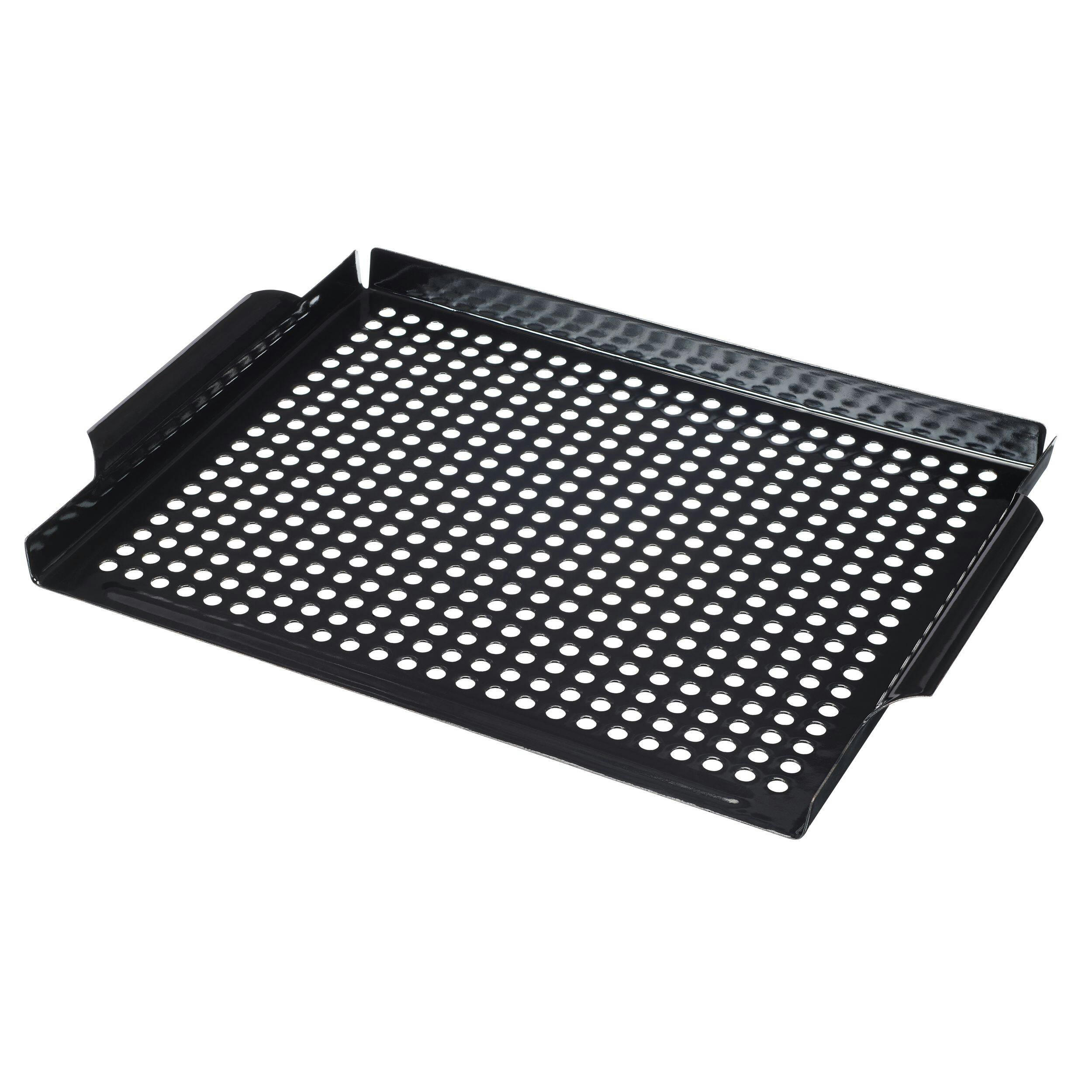 MASTER Chef Stainless Steel Rectangular Shaped Universal Fit BBQ Grill Pan