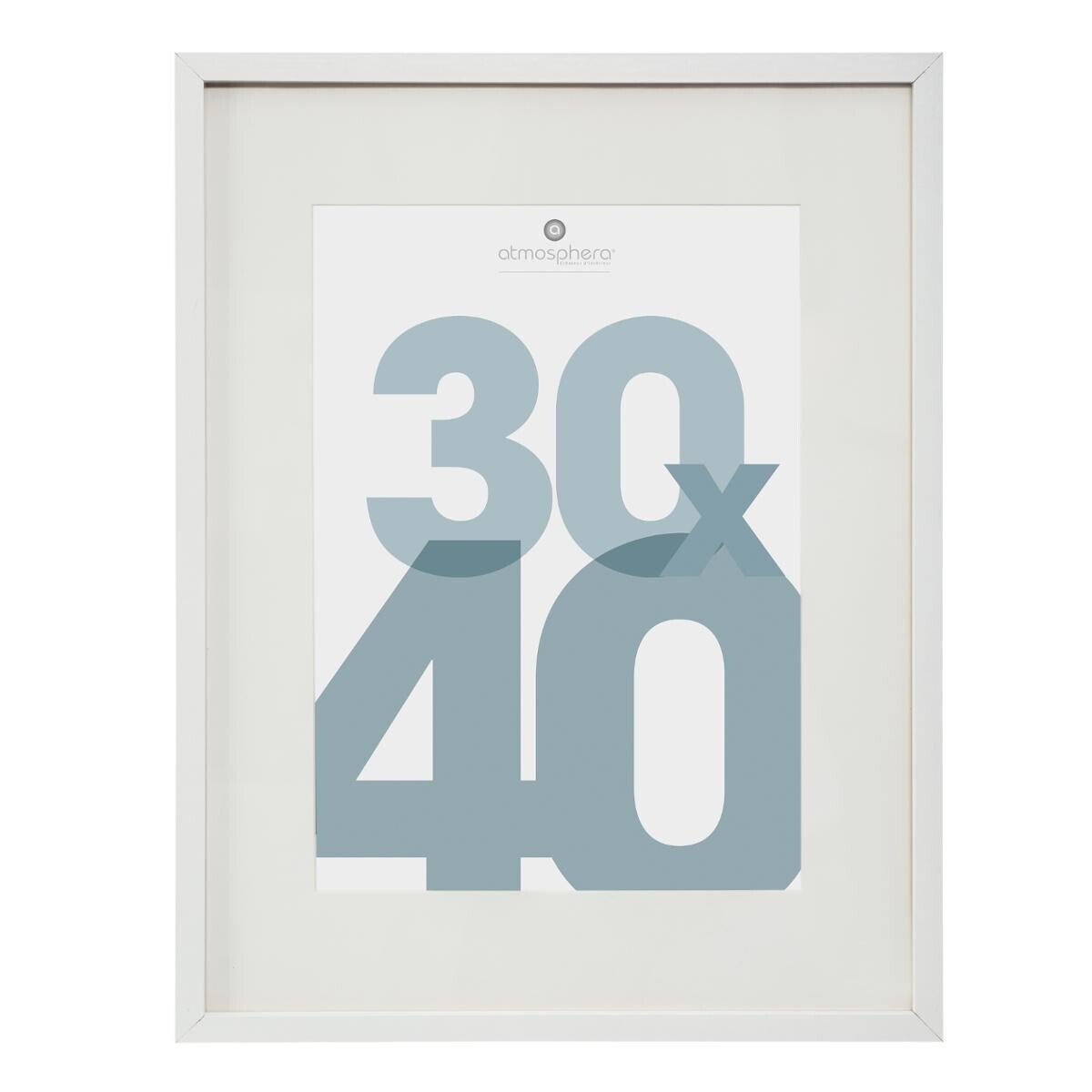 Photo frame"Manu" White, 30x40 cm