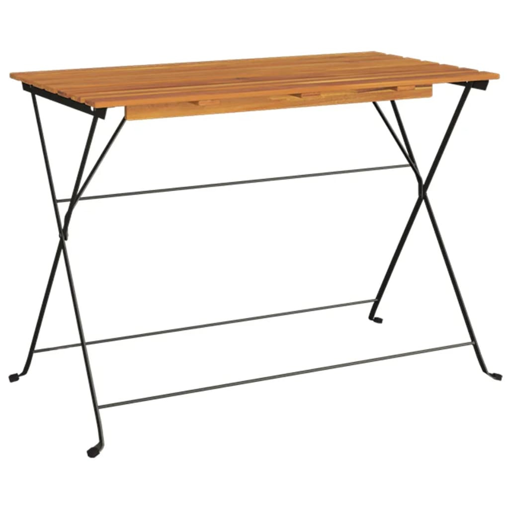 VidaXL Składany stolik bistro 100x54x71 cm