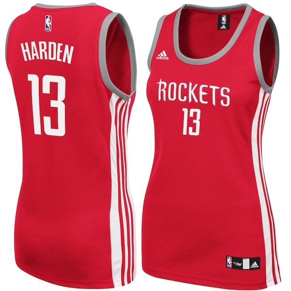 James Harden Houston Rockets adidas Women's Replica Jersey - Red