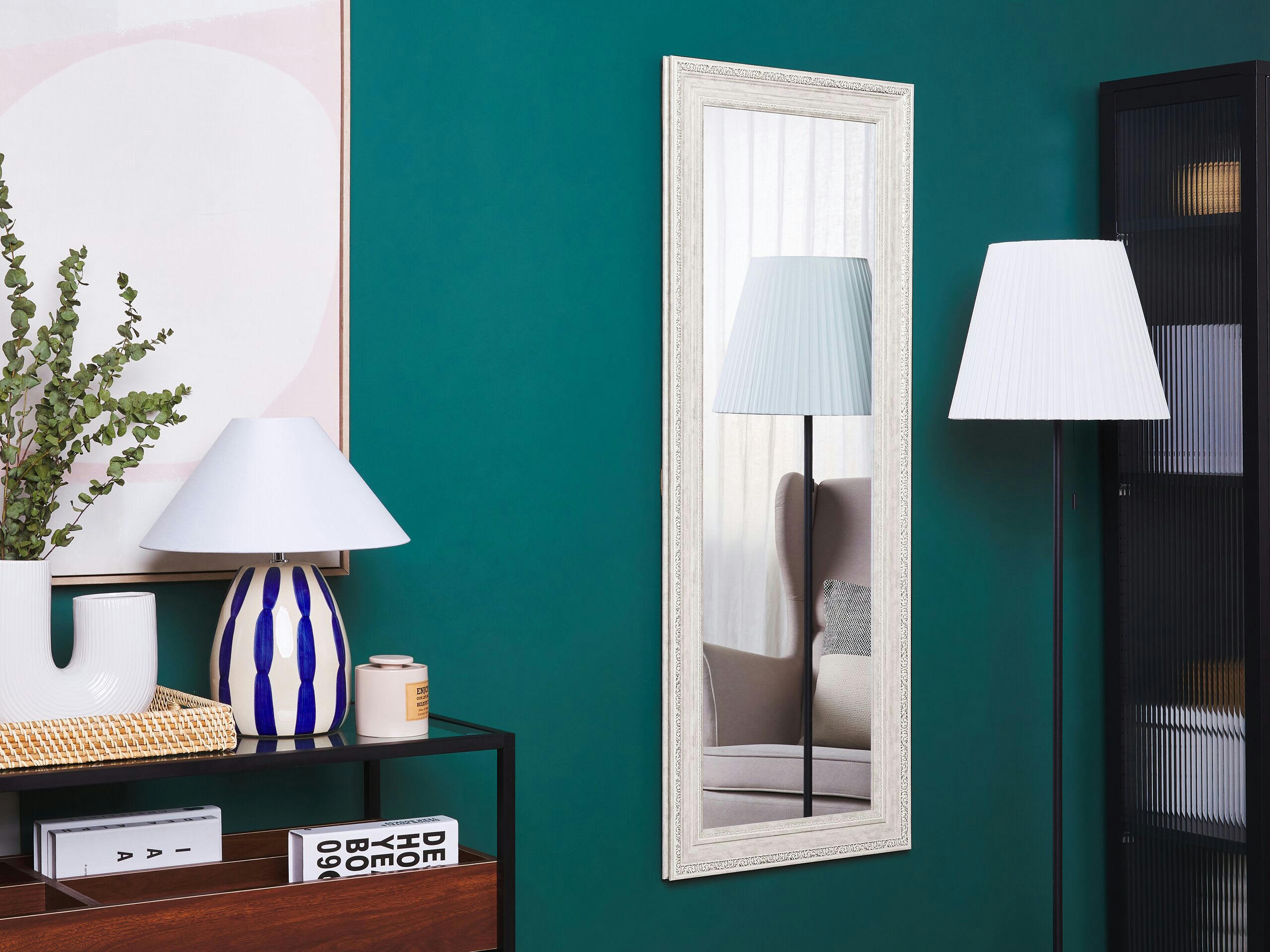 VERTOU - Miroir en matériaux synthétiques beige 130x50