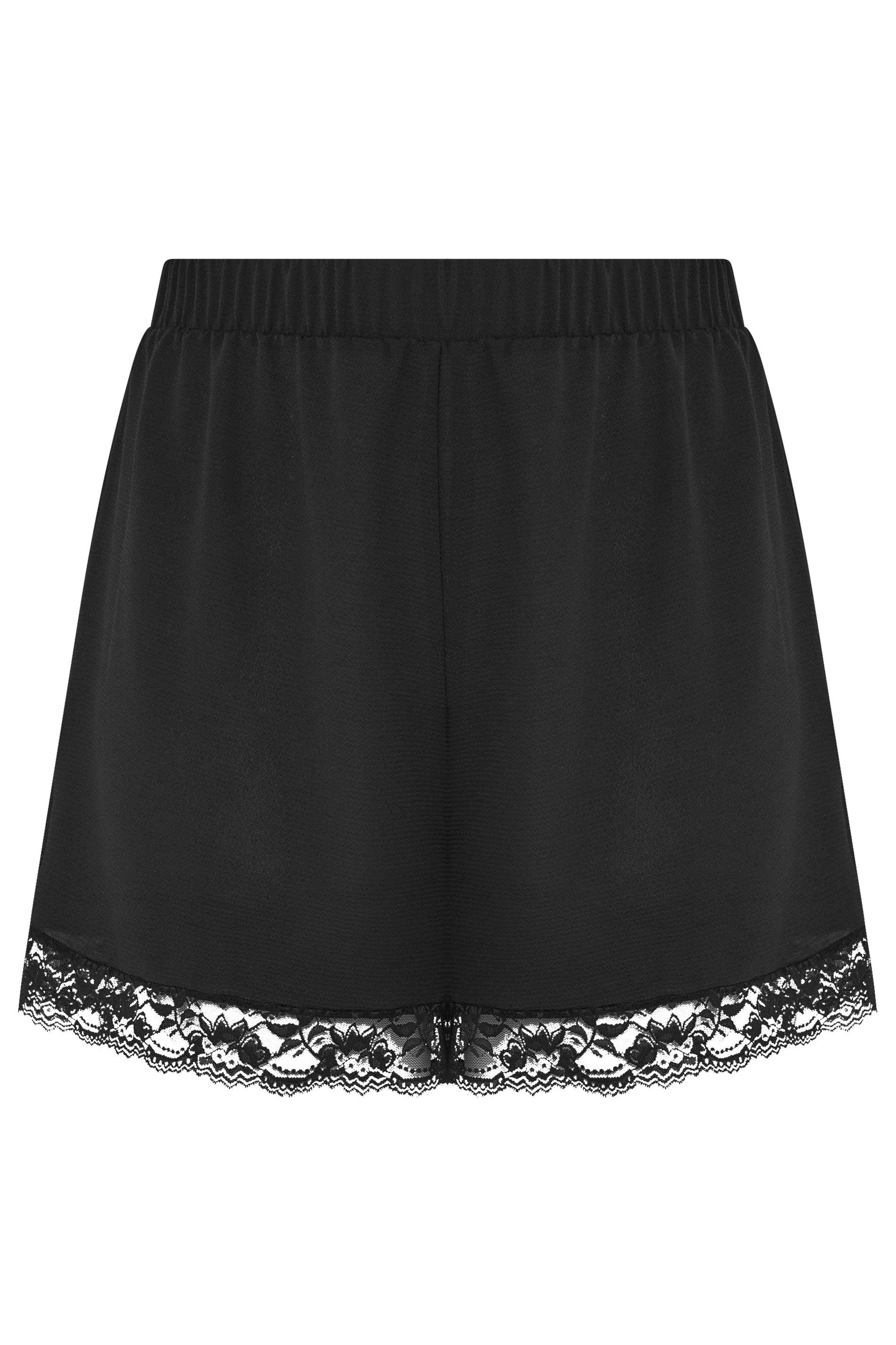 Yours Lace Trim Shorts
