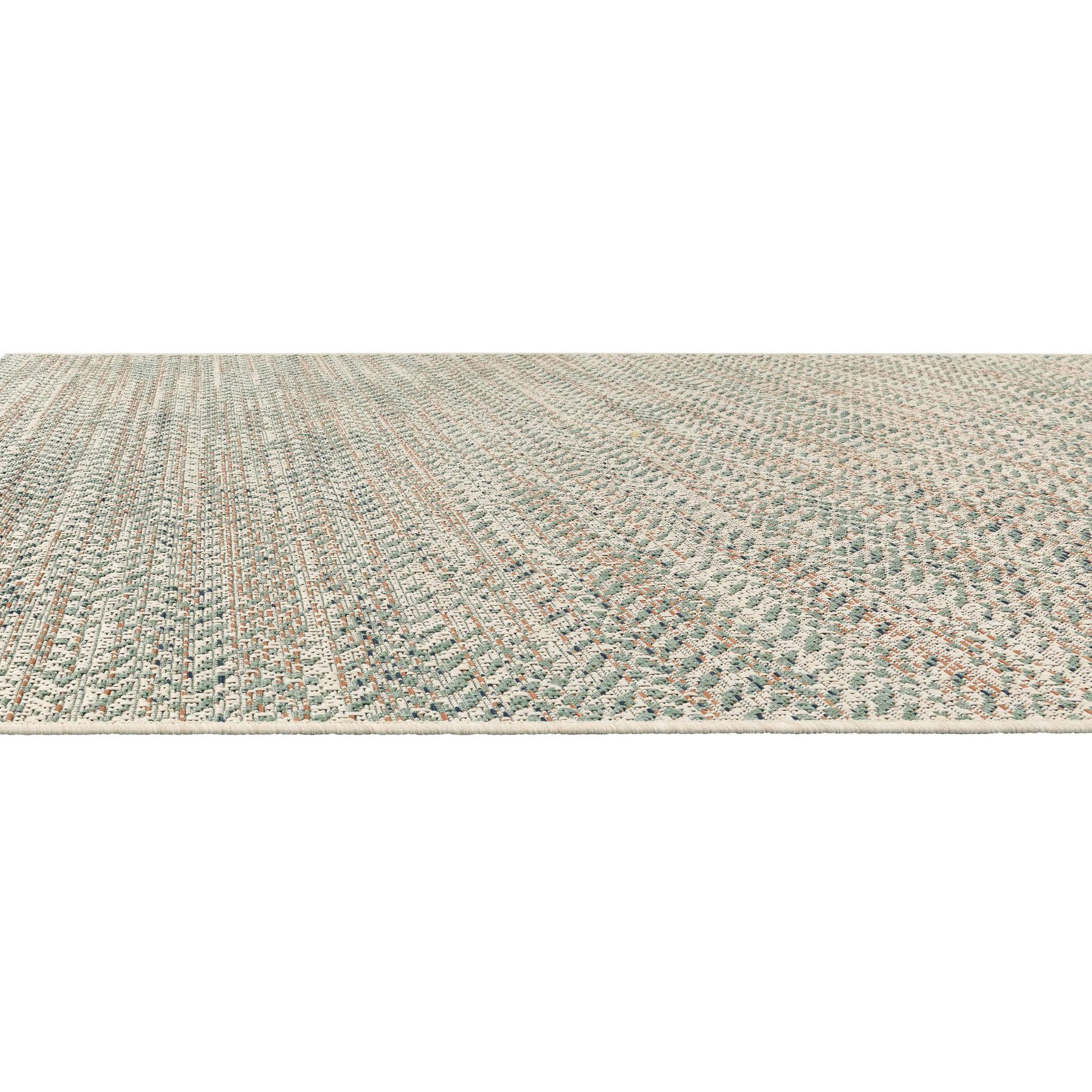 RIVAGE - Tapis intérieur et extérieur chiné forme galet 185x290, OEKO-TEX®