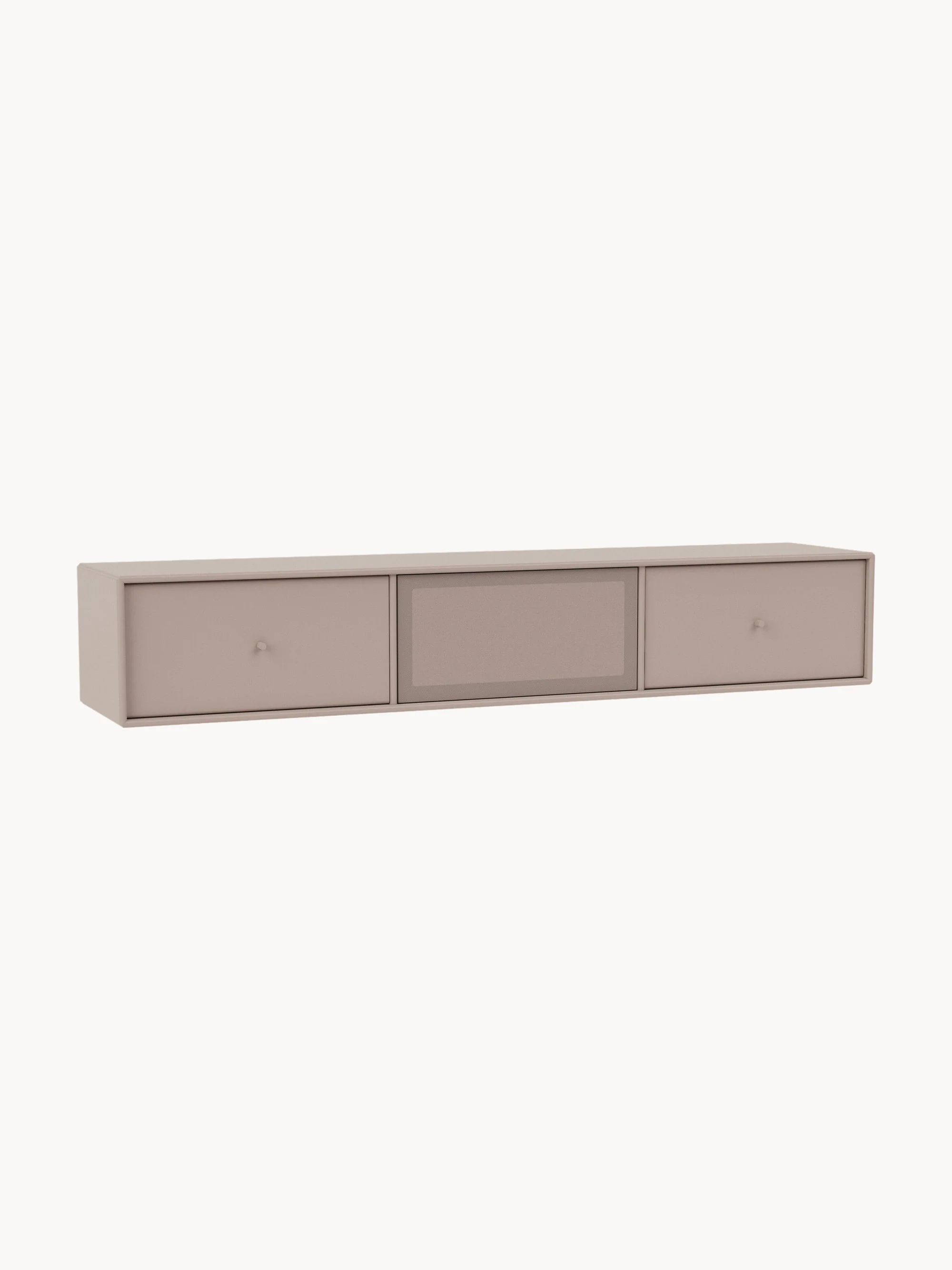 Handgefertigtes Wand-TV-Lowboard Octave V