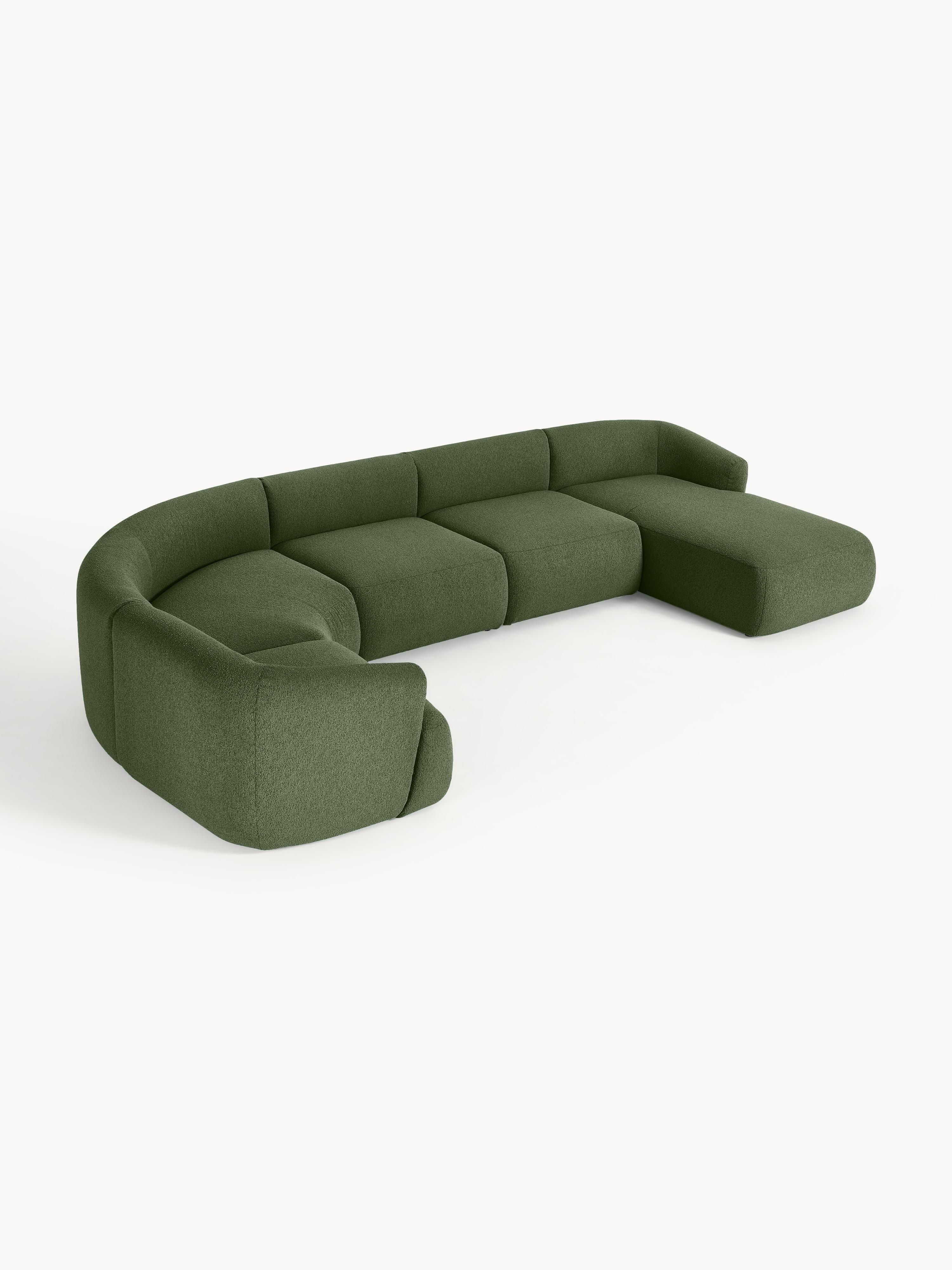 Modulares XL Bouclé-Sofa Sofia