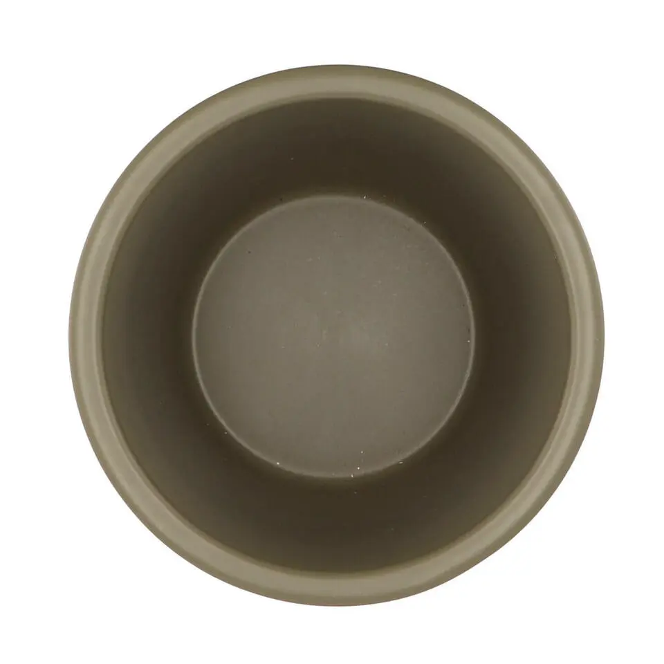 DK Design plantenpot - Vinci - olijfgroen mat - D16 x H18 cm