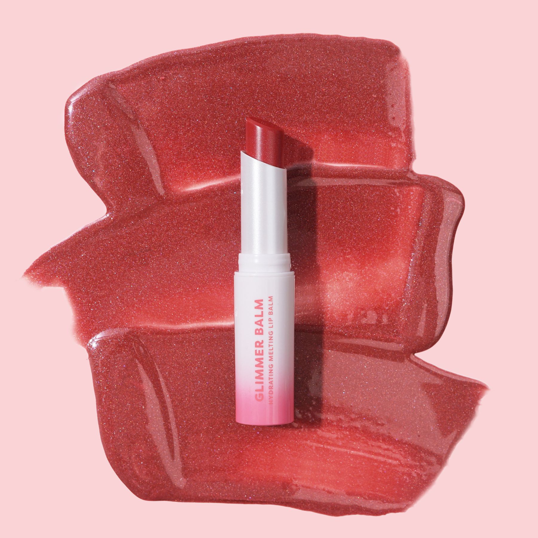 Profusion Cosmetics Glimmer Balm Hydrating Melting Lip Balm Nude Melt