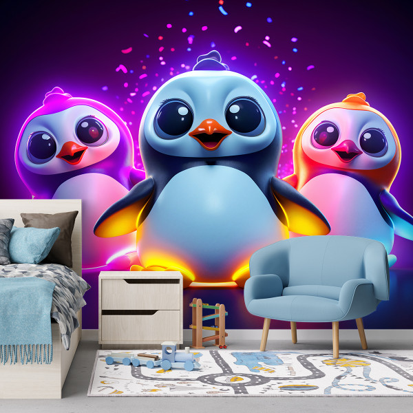 Feeby Fototapeta, Nenonowe pingwiny 150x105