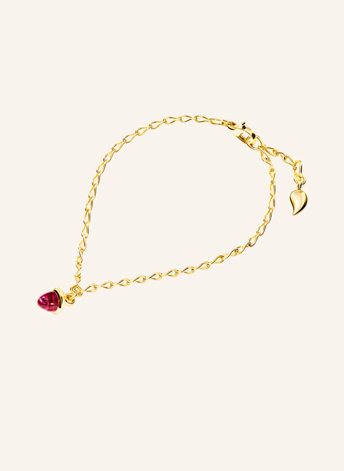 TAMARA COMOLLI Armband MINIMIKADO ARMBAND MIT ROSA TURMALIN