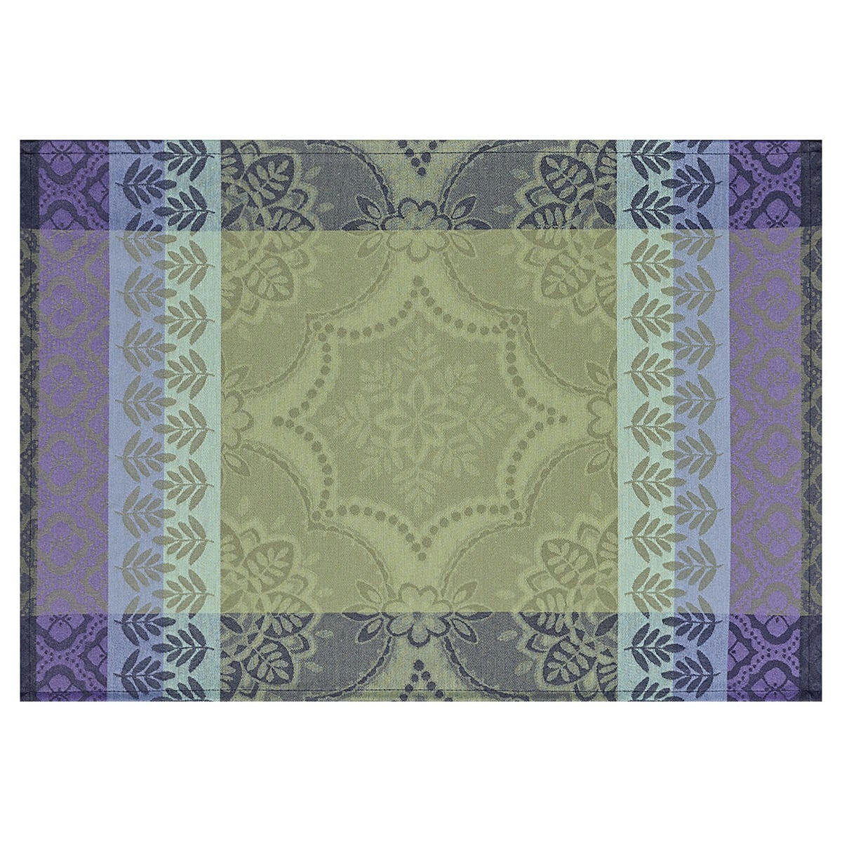 BASTIDE - Set de table en coton olive 52 x 38