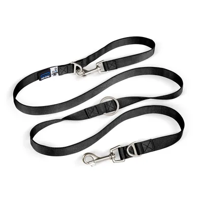 Curli Adjustable Nylon Lead - Black