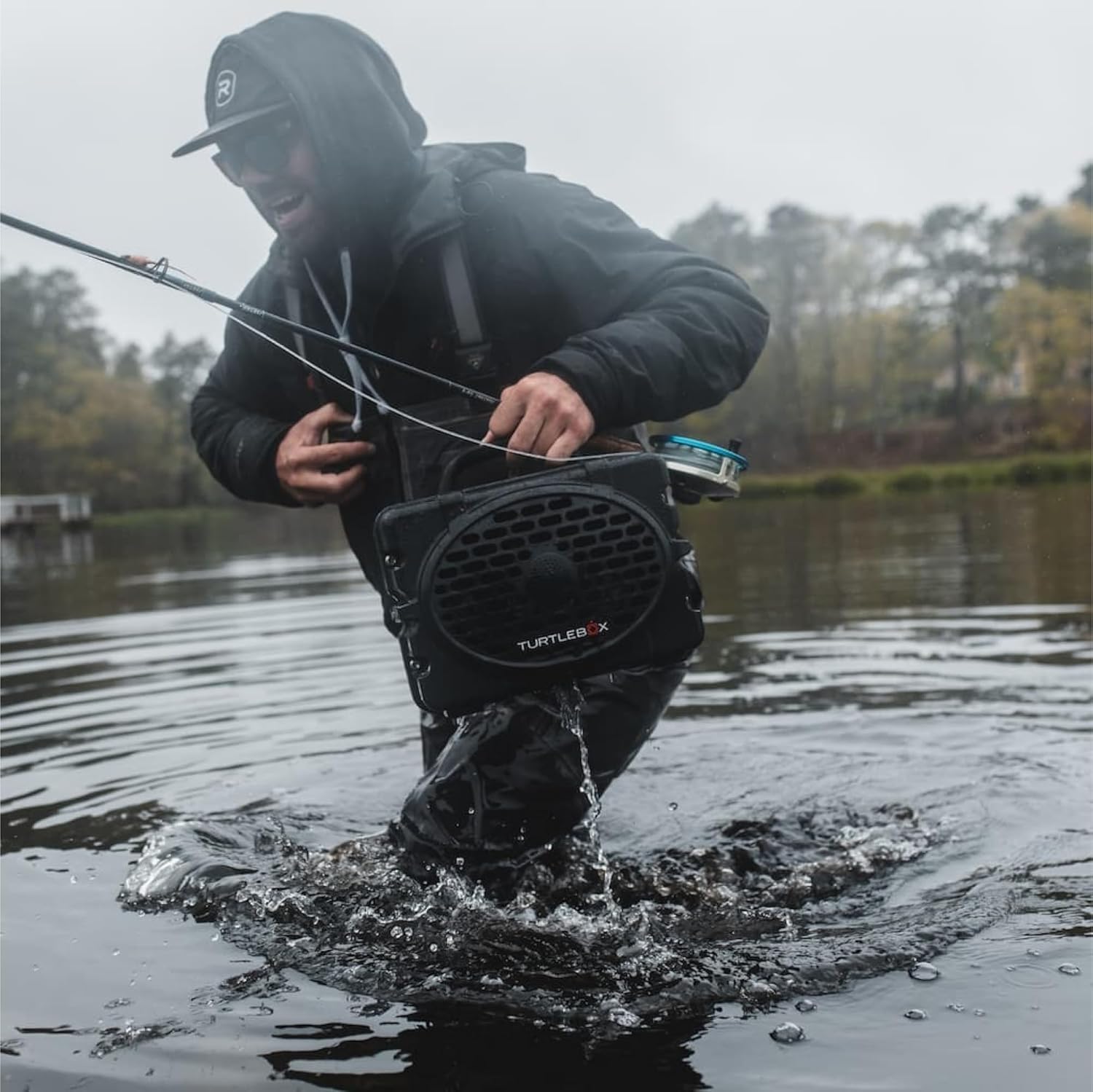 Turtlebox Original Gen 3: Portable Outdoor Bluetooth Speaker – Ultra-Loud (120dB)  Waterproof (IP67)  Rugged  Impact-Resistant  3-Day Battery | Party Mode: Unlimited Pairing for Stereo Sound  Gray