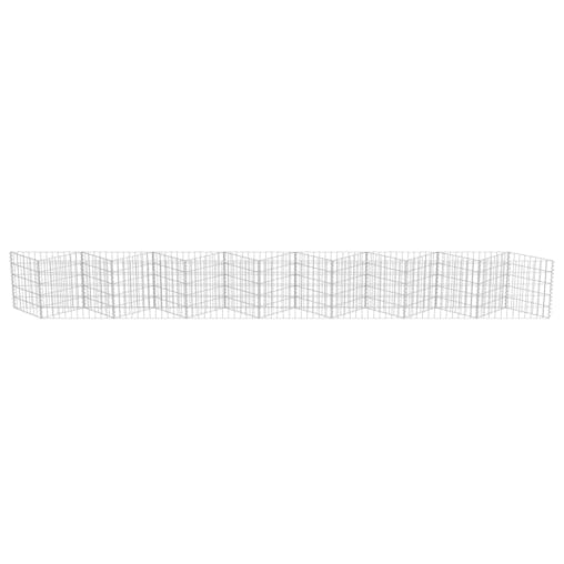 NNEVL Gabion Wall Galvanised Steel 450x30x50 cm
