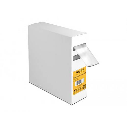 Delock 19937 gaine thermorétractable transparente 25,4 mm 4 m, taux 2:1
