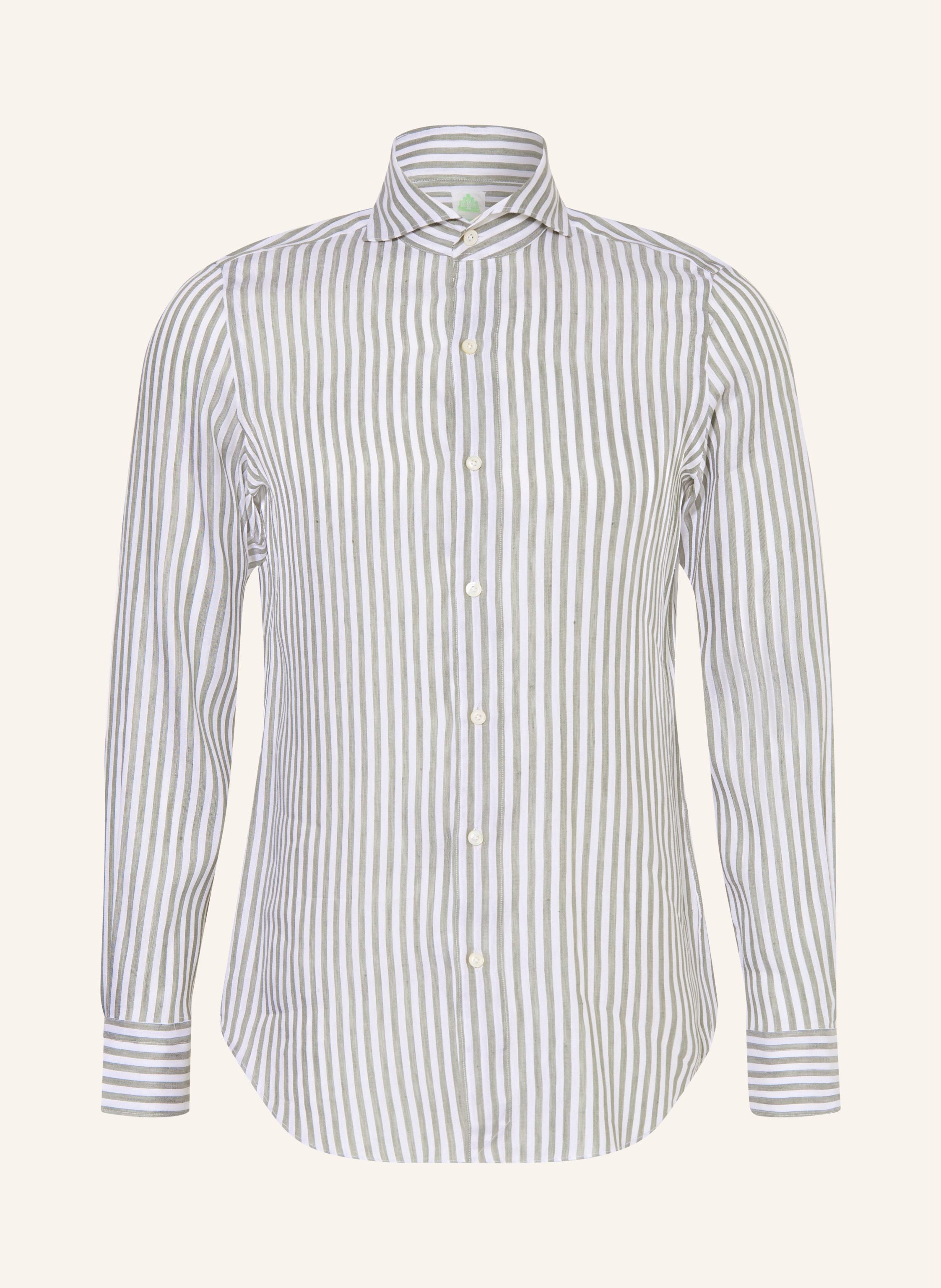 FINAMORE 1925 Hemd TOKYO SERGIO Slim Fit mit Leinen