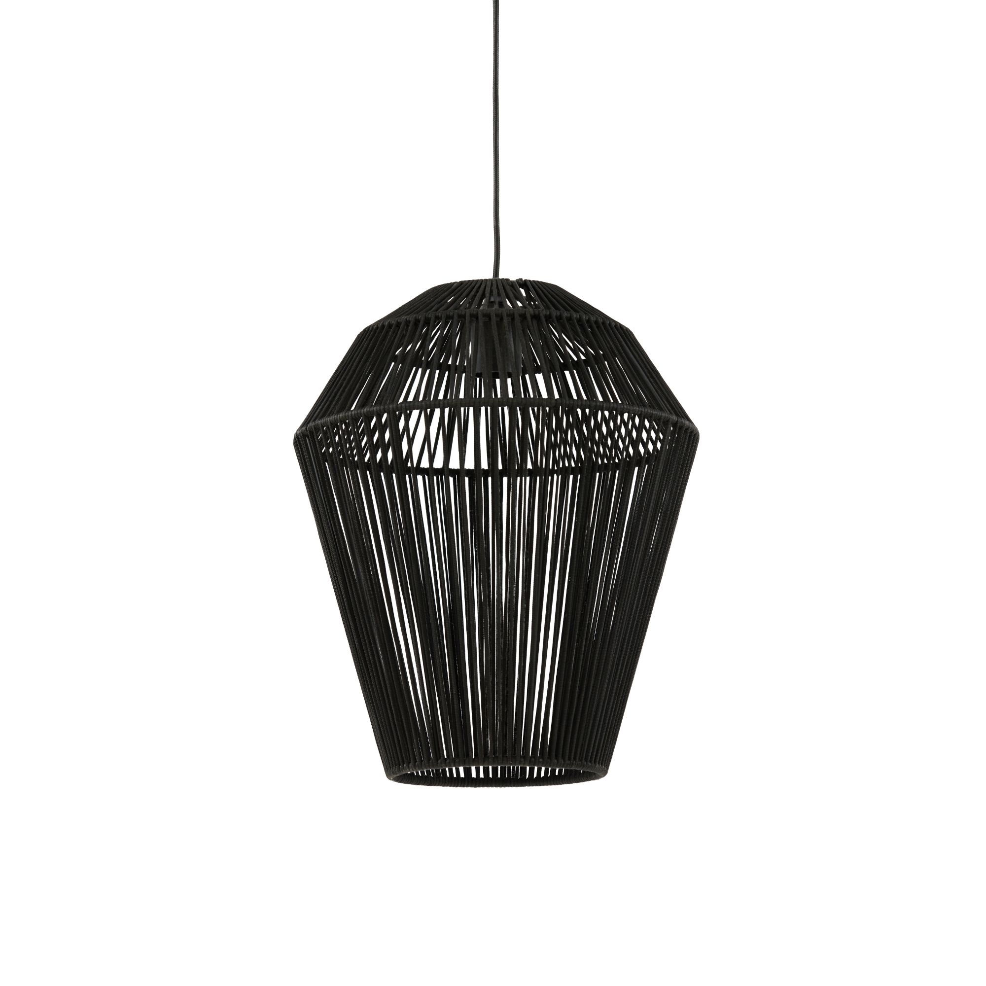 Light & Living hanglamp Deya - zwart - Ø30cm