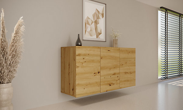 Kommode Dallas Salon Style Moderne, Beaucoup d'Espace de Rangement