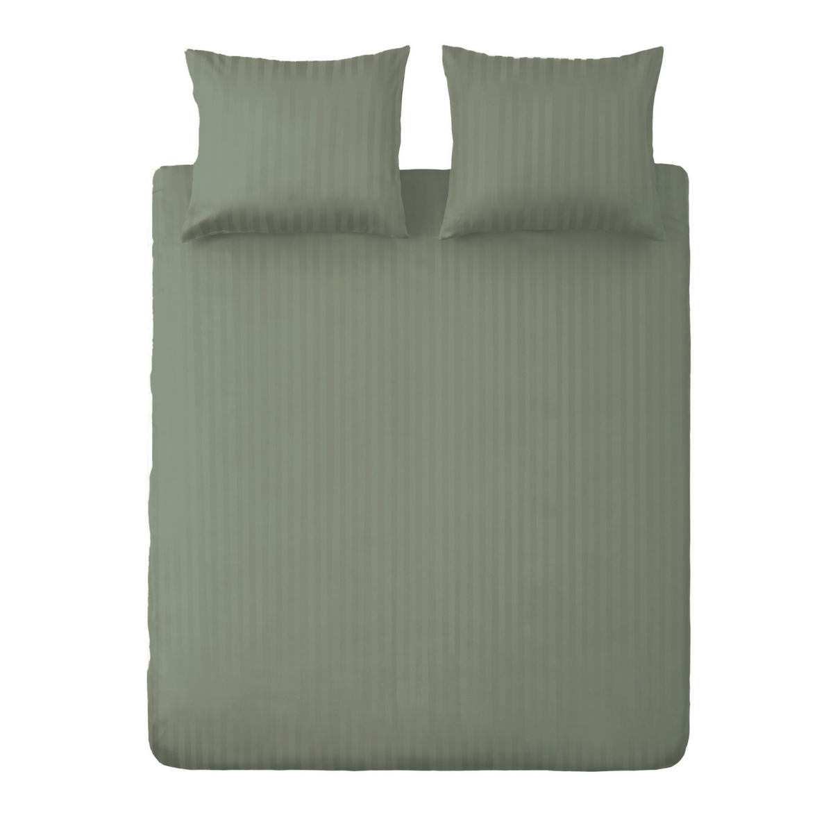 Ten Cate dekbedovertrek - 100% katoensatijn - groen - 140x200/220