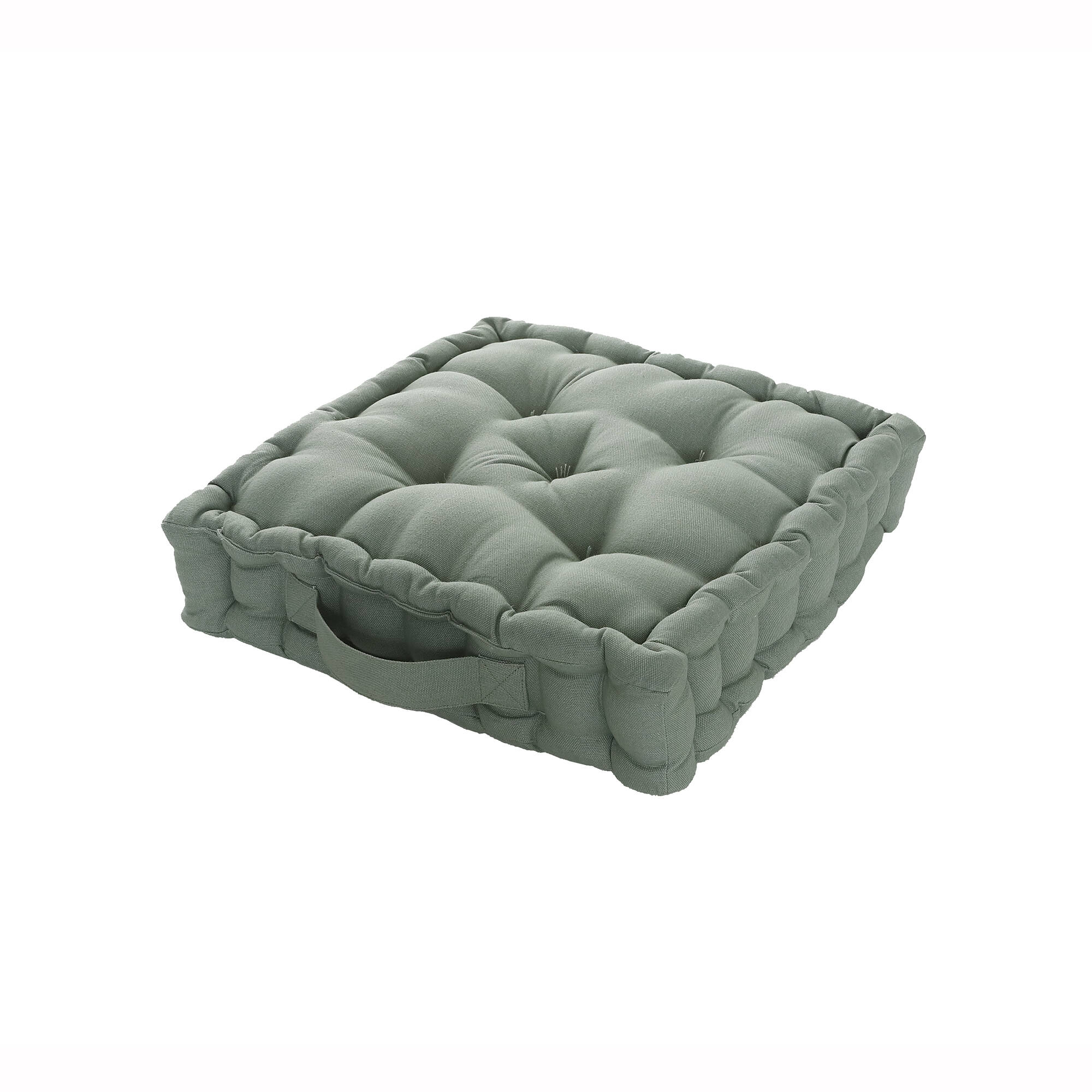 Coussin de sol uni coton