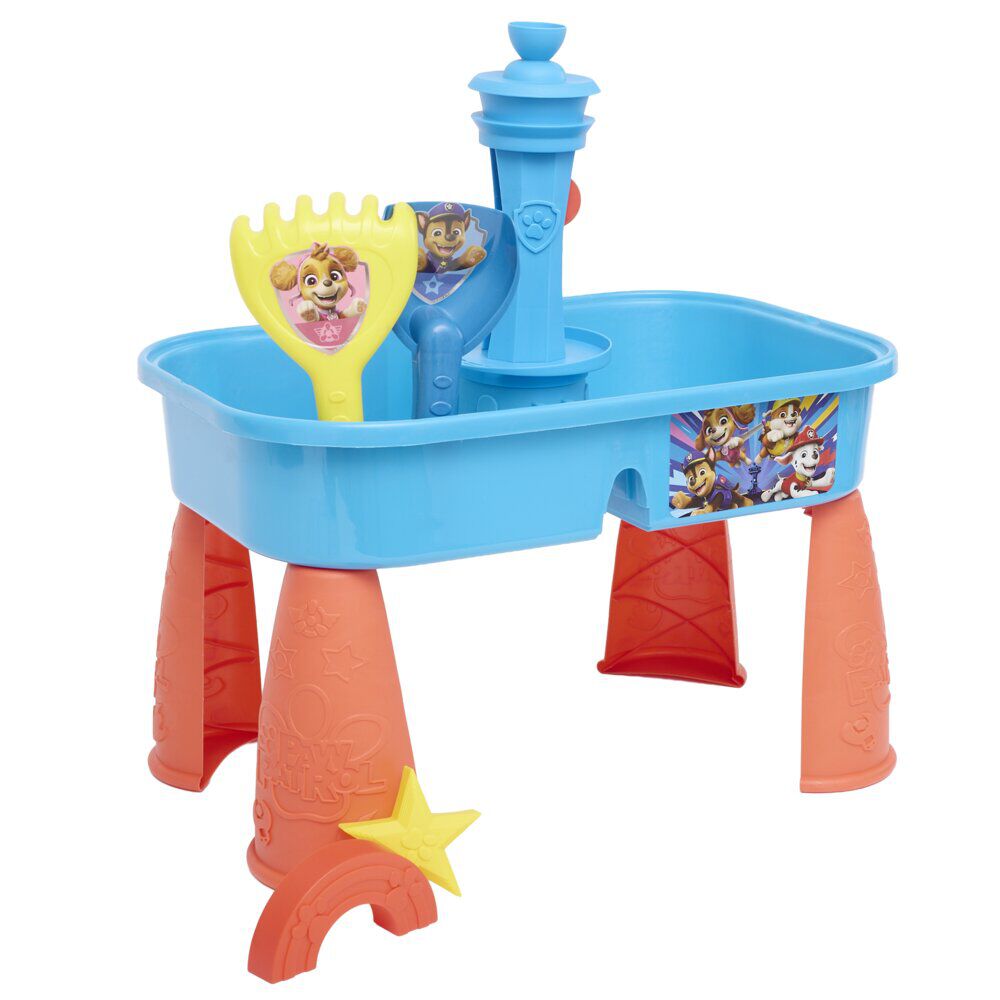 Table d'activités enfant Pat Patrouille sable et eau 29x10xH41cm (2 modèles)