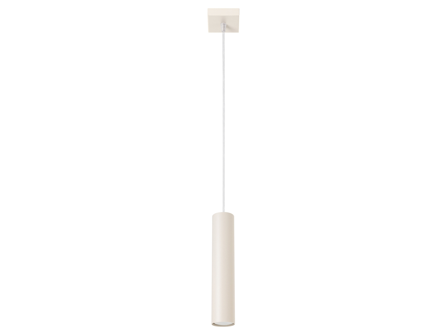 Lampa wisząca Lagos stalowa 118 cm stalowa beżowa