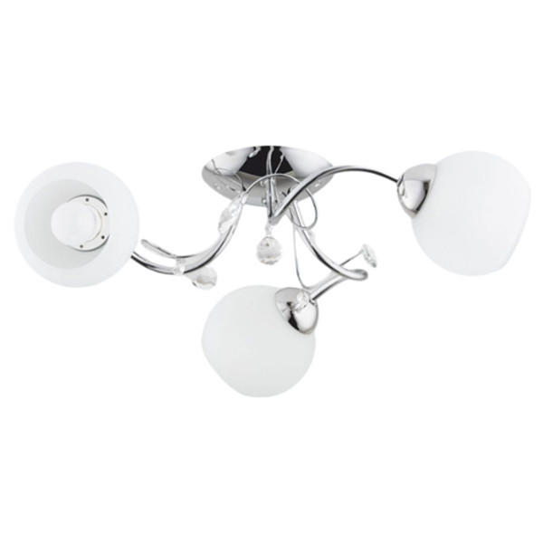 Lampa sufitowa LIVIA PRO chromowana 3xE27x15W wym:20x48x48cm IP20 Alfa