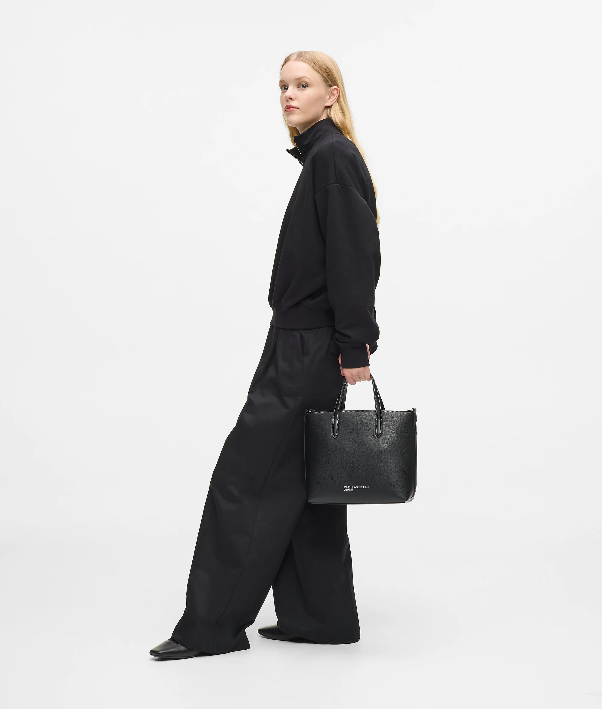 Mini sac cabas avec logo en métal