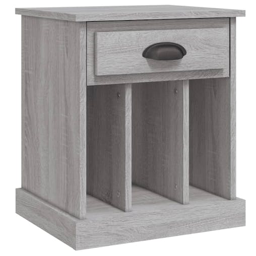 NNEVL Bedside Cabinets 2 pcs Grey Sonoma 43x36x50 cm