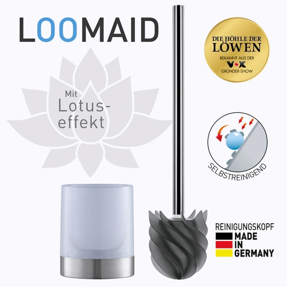 WC-Garnitur »Loomaid«, Silikone, grau