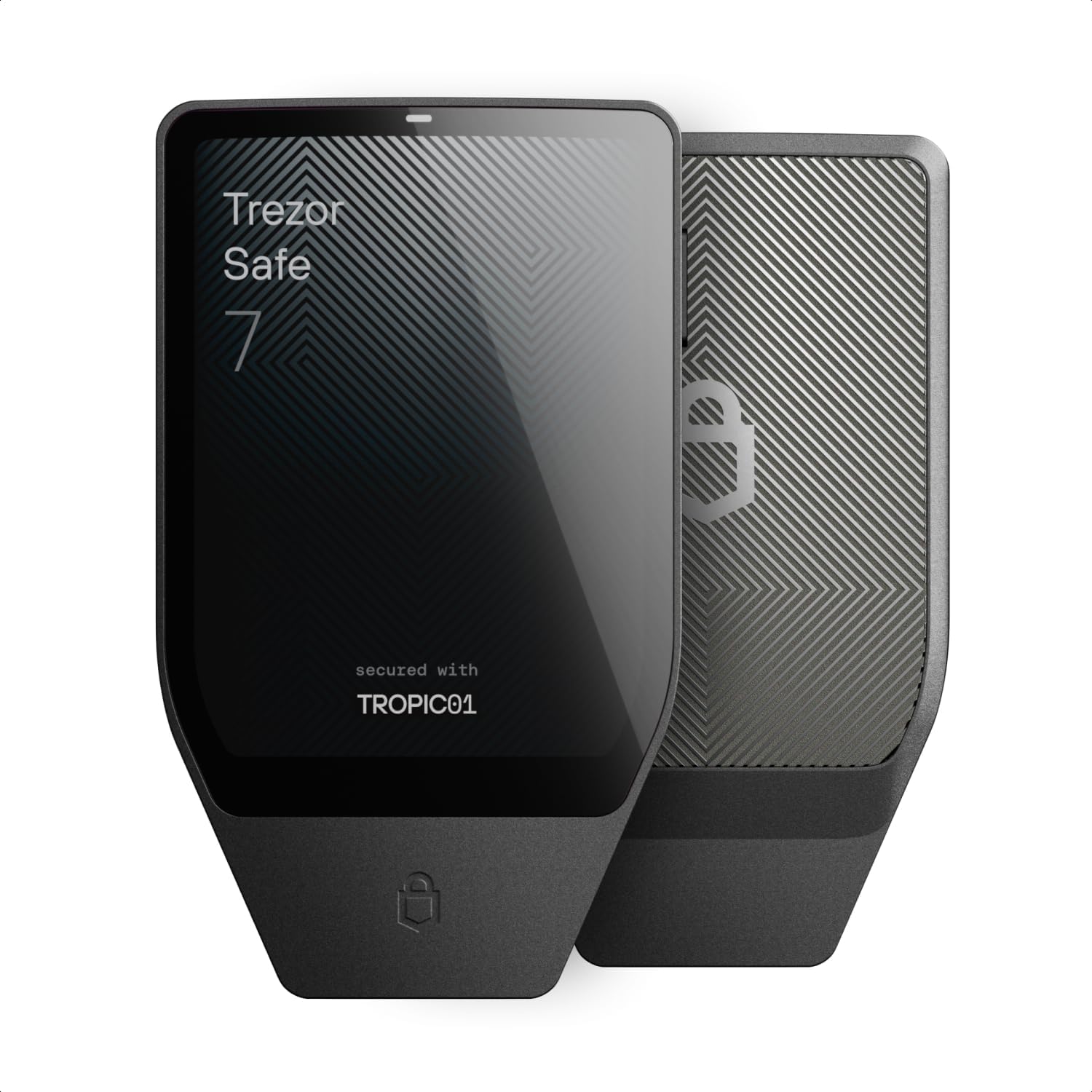 Trezor Safe 7 - Crypto Hardware Wallet with Bluetooth  Color Touchscreen  Transparent Secure Element  Quantum-Ready (Charcoal Black)