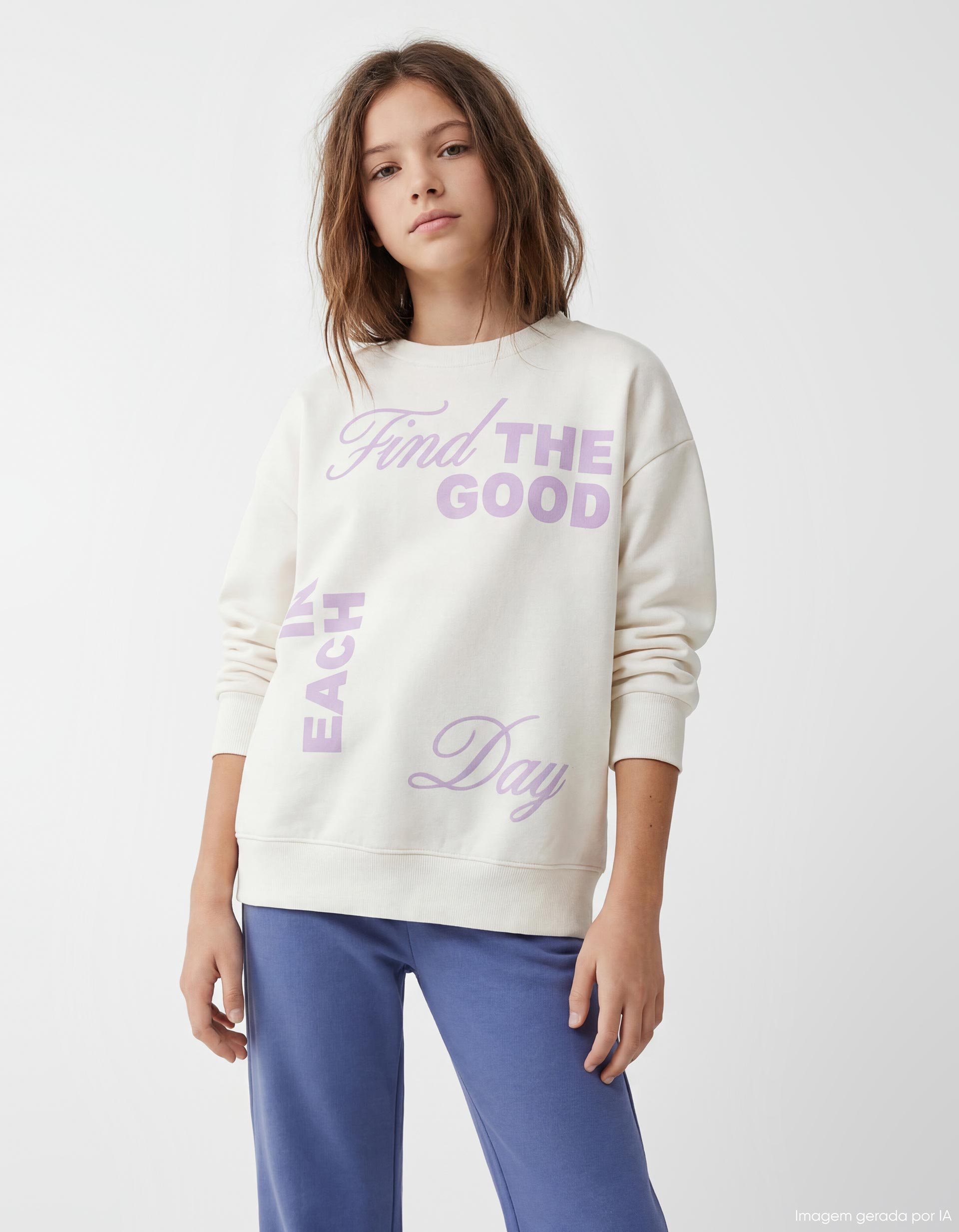 Conjunto de Jogging, Menina, Roxo Claro