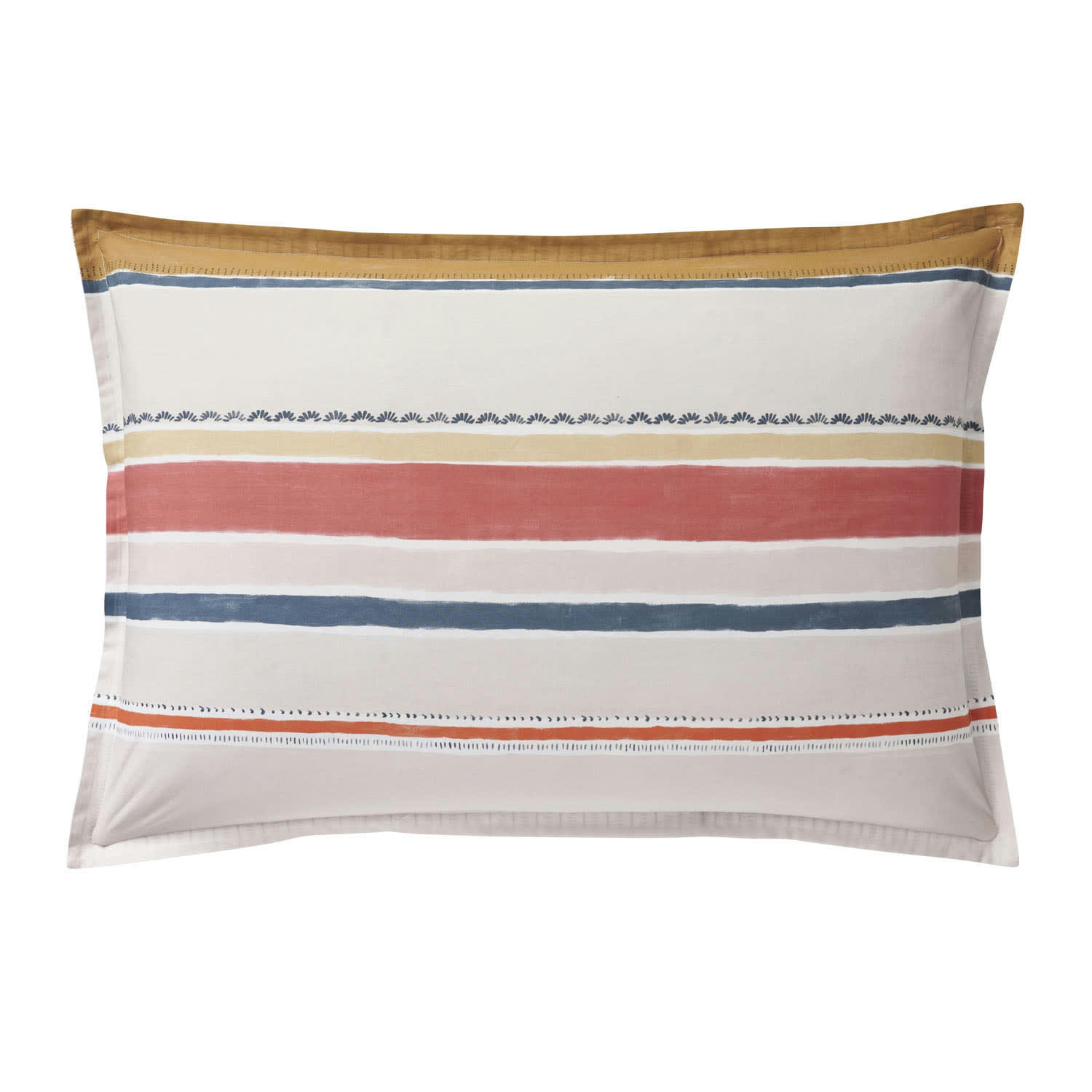 ESCAPADE - Taie d'oreiller rectangle en coton blanc 50x75