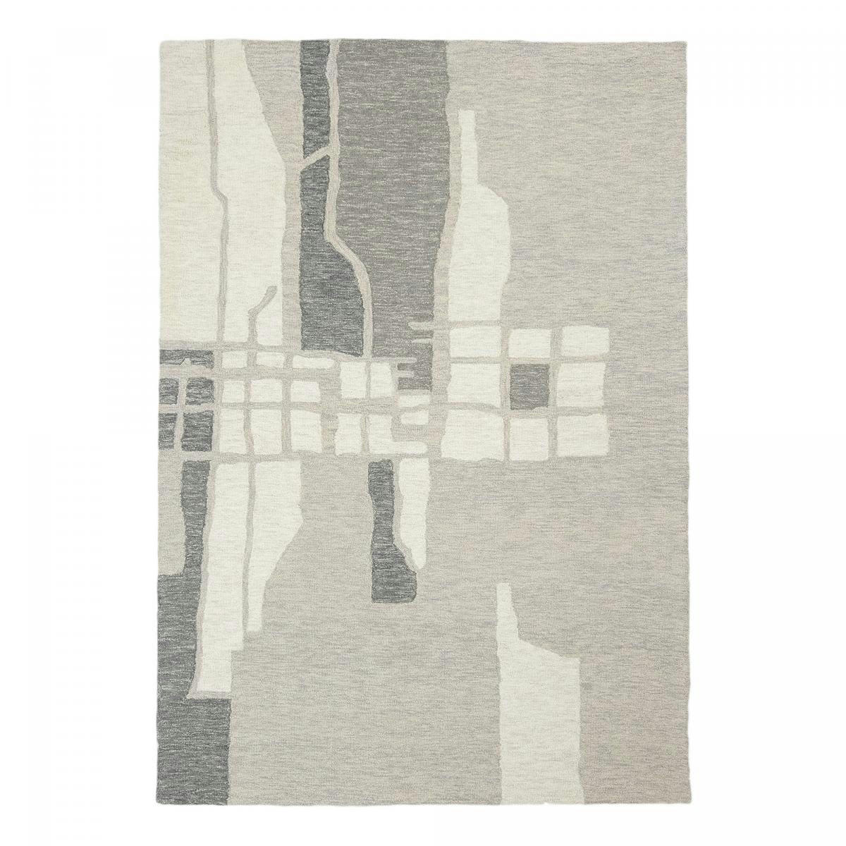 BUILDING - Tapis salon gris 160x230